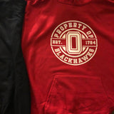 Property of Oxford Blackhawks Logo Hoodies
