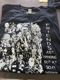Sci-Fi Horror Fest Friends hanging out at SFHF Silver Print