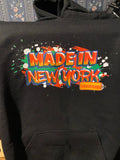 MADE IN NEW YORK HOODIE- GRAFFITI STYLE -LIMITED EDITION