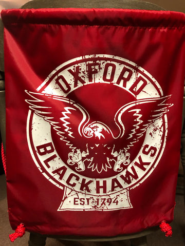 Oxford Blackhawks vintage logo drawstring bag