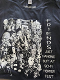 Sci-Fi Horror Fest Friends hanging out at SFHF Silver Print