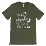 Mac and cheese light Unisex short sleeve t-shirt