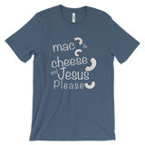 Mac and cheese light Unisex short sleeve t-shirt