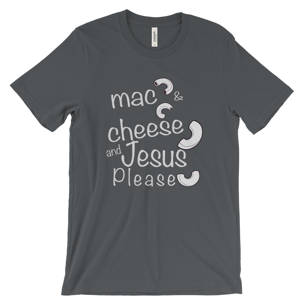 Mac and cheese light Unisex short sleeve t-shirt