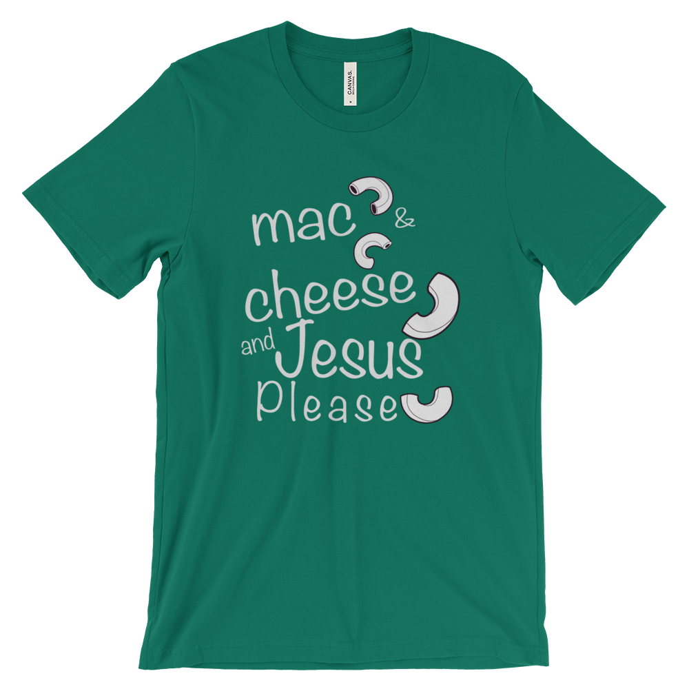Mac and cheese light Unisex short sleeve t-shirt
