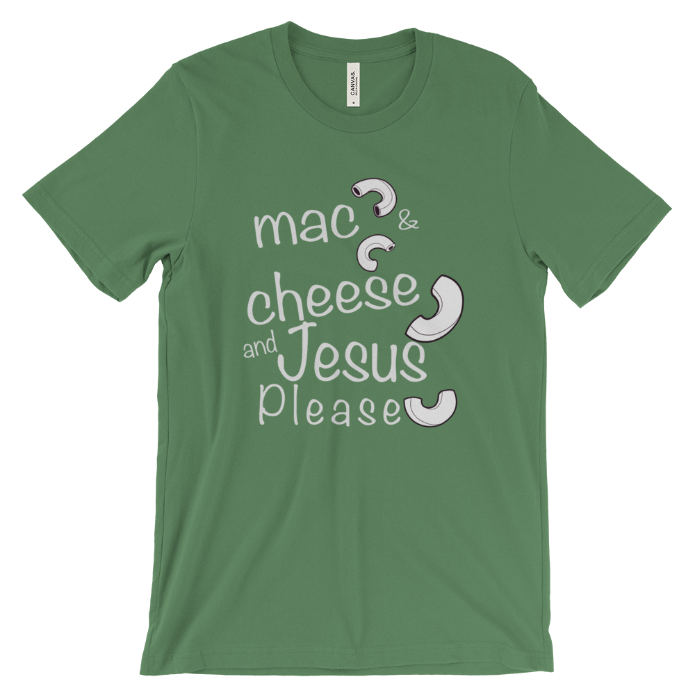 Mac and cheese light Unisex short sleeve t-shirt