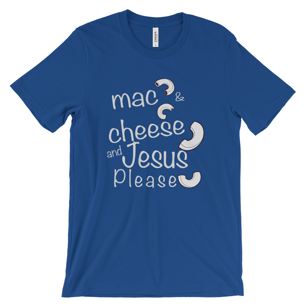 Mac and cheese light Unisex short sleeve t-shirt