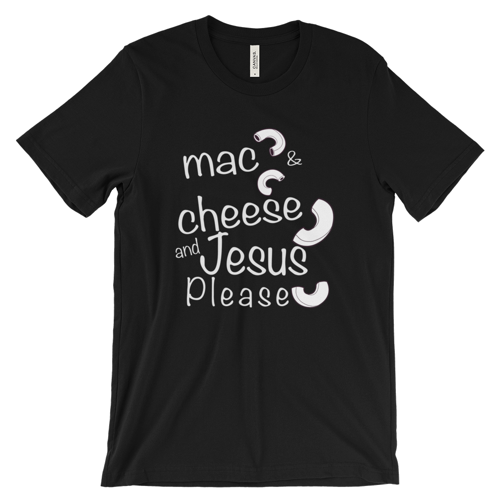 Mac and cheese light Unisex short sleeve t-shirt