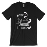 Mac and cheese light Unisex short sleeve t-shirt