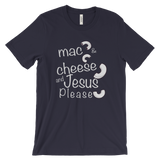 Mac and cheese light Unisex short sleeve t-shirt