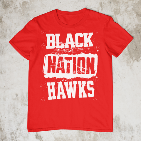 Black - NATION- Hawks T-Shirt